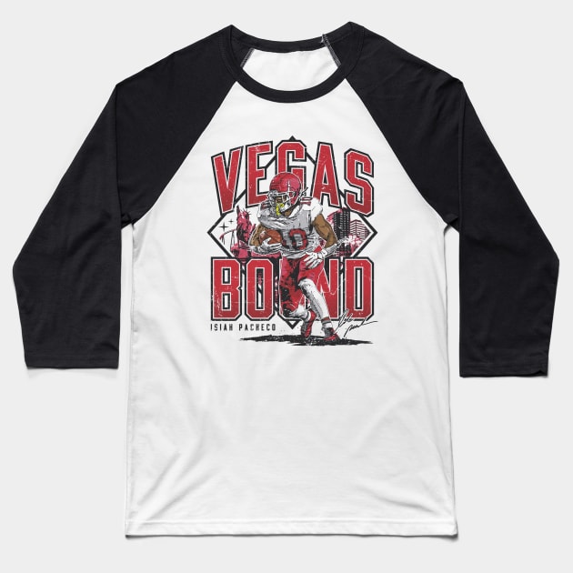 Isiah Pacheco Kansas City Vegas Bound Baseball T-Shirt by ganisfarhan